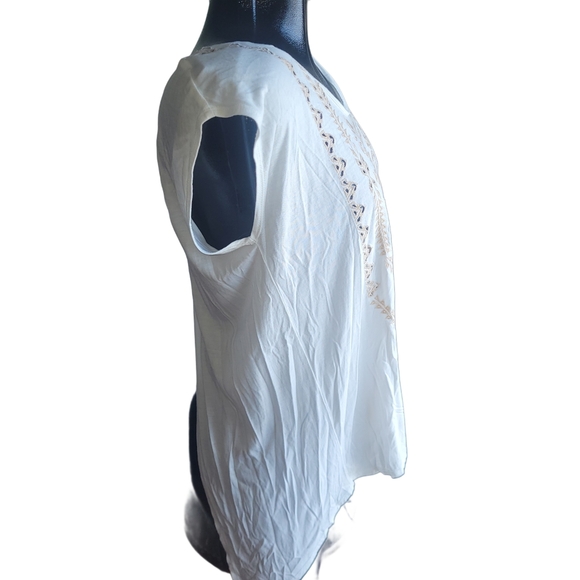 Jessica Simpson Embroidered Sleeveless Top Sz.S - Picture 4 of 7